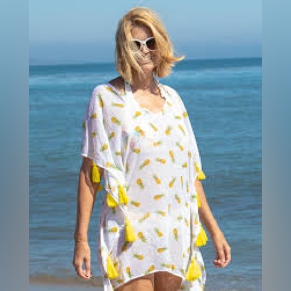 Xhilaration Pineapple Coverup - Picture 1 of 1